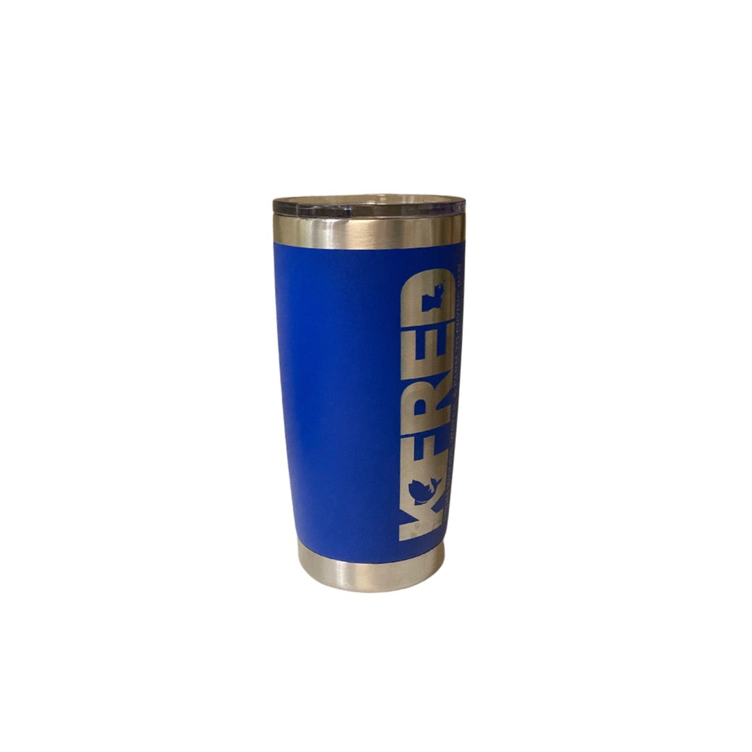 Vertical Logo Metal Tumbler