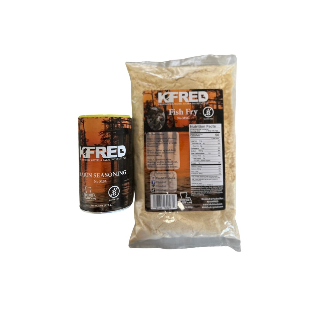 KFred Fish Fry & Kajun Seasoning Bundle