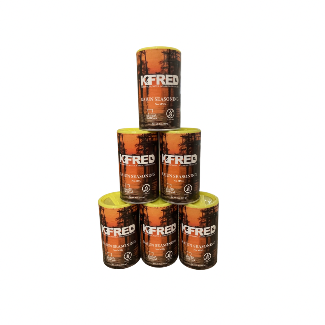 KFred Kajun Seasoning 6-can bundle