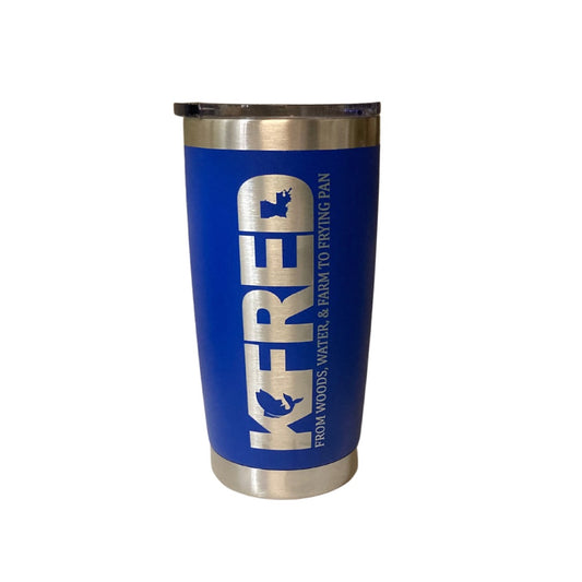 Vertical Logo Metal Tumbler