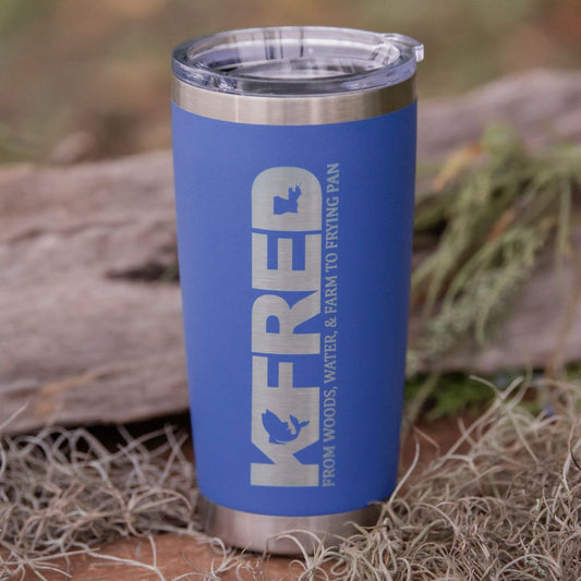 Vertical Logo Metal Tumbler